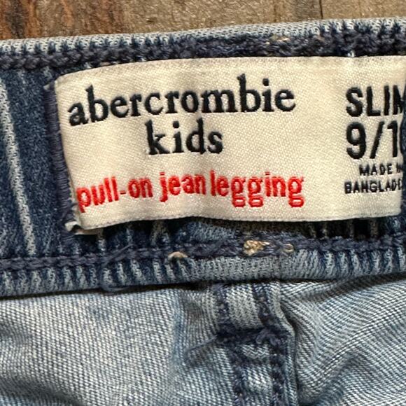 Abercrombie Kids Pull On Jean Leggings sz 9/10 Slim - Picture 3 of 9